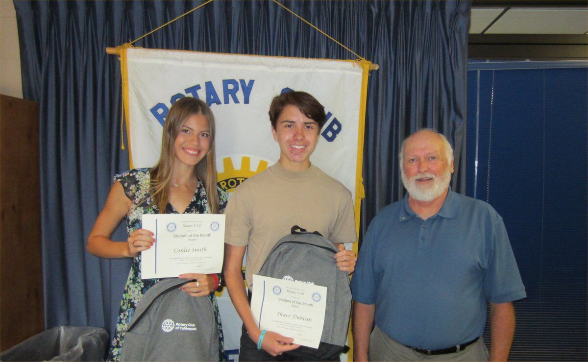 Rotary Club announces September, October Students of the Month